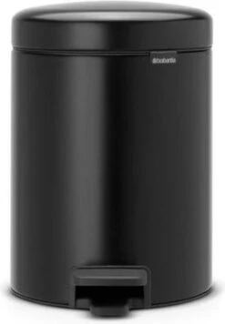 Brabantia NewIcon Prullenbak - 5 L - Matt Black 21 Brabantia NewIcon Prullenbak - 5 L - Matt Black -Huishoudelijke Schoonmaak 833x1200 3