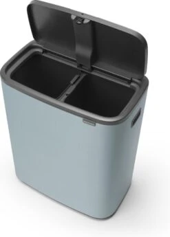 Brabantia Bo Touch Bin Prullenbak - 2 X 30 L - Metallic Mint -Huishoudelijke Schoonmaak 858x1200 7