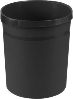 Papierbak HAN Grip 18 Liter Met 2 Grijpranden Zwart -Huishoudelijke Schoonmaak 887x1200 2