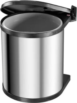 Hailo Compact-Box M Prullenbak - 15 L - Inbouwprullenbak - RVS -Huishoudelijke Schoonmaak 889x1200 3