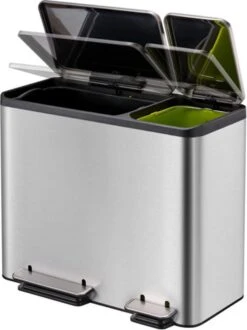 EKO EcoCasa Recycle Prullenbak - 30 + 15 L - Mat RVS 25 EKO EcoCasa Recycle Prullenbak - 30 + 15 L - Mat RVS -Huishoudelijke Schoonmaak 897x1200 12
