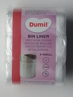 Dumil Afvalzak - Heel Klein - 3 Liter - 150 Stuks