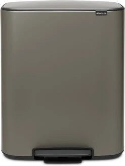 Brabantia Bo Prullenbak - 60 L - Platinum