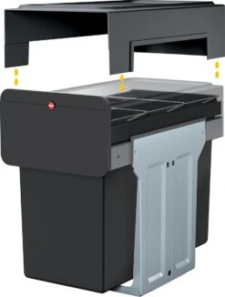 Hailo 0310-300 EcoLine Design Trio L Inbouwafvalemmer 3x10L Met 3 Compartimenten Zwart 13 Hailo 0310-300 EcoLine Design Trio L Inbouwafvalemmer 3x10L Met 3 Compartimenten Zwart -Huishoudelijke Schoonmaak 909x1200 5