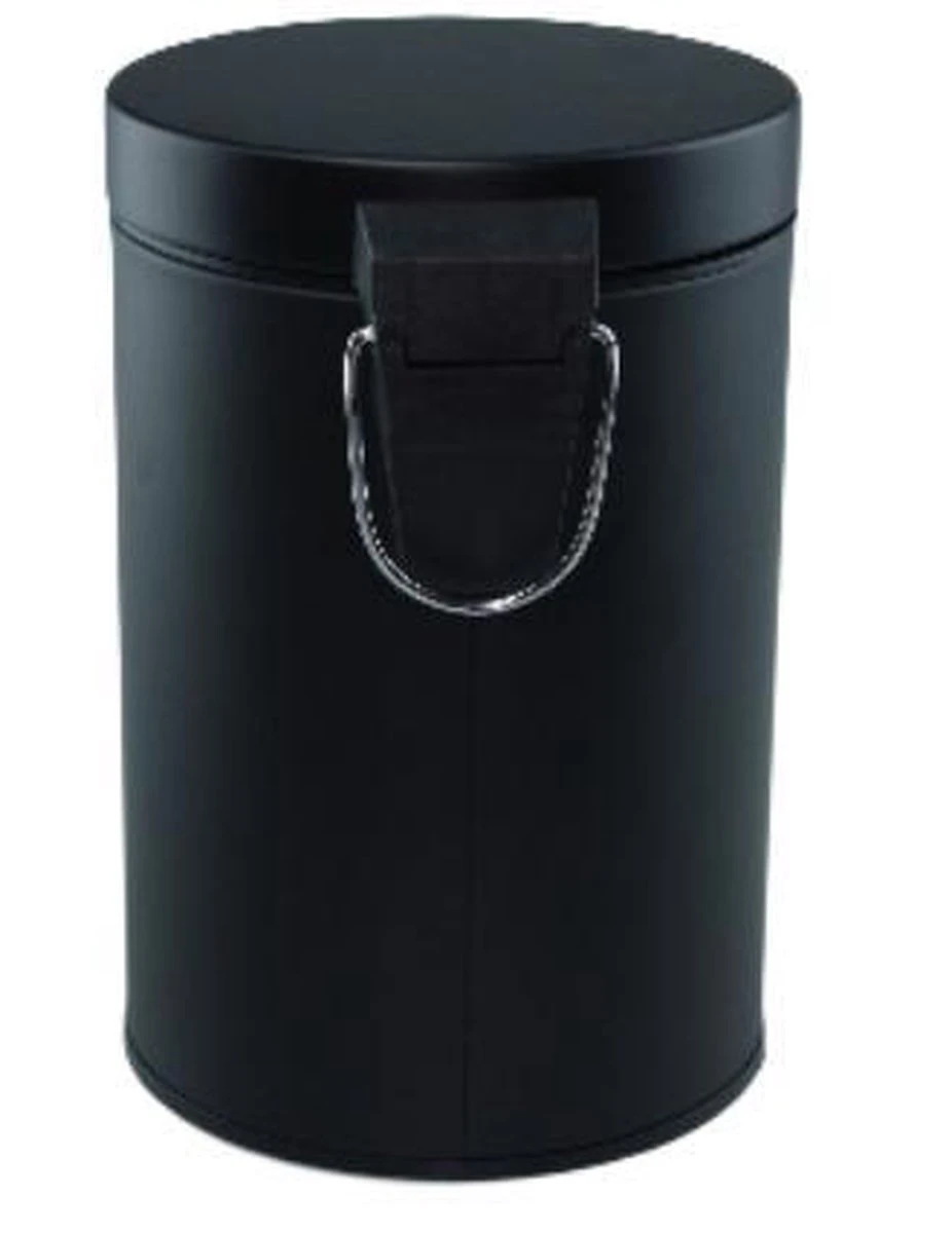 Merkloos Pedaalemmer Zwart - 3 Liter - Metaal 5 Merkloos Pedaalemmer Zwart - 3 Liter - Metaal - Afbeelding 3