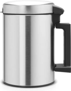 Brabantia NewIcon Wandprullenbak - 3 L - Matt Steel -Huishoudelijke Schoonmaak 930x1200 5