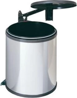 Hailo Inbouw Prullenbak - 15 L - Zilvergrijs / Zwart 15 Hailo Inbouw Prullenbak - 15 L - Zilvergrijs / Zwart -Huishoudelijke Schoonmaak 942x1200 6