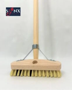 Synx Tools Luiwagen Fiber 22cm - Schrobber - Vloerschrobber - Schoonmaakbezem - Schrobborstels - Incl. Steel 150 Cm -Huishoudelijke Schoonmaak 967x1200