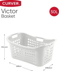 Curver Victor Wasmand Ergo 50L Wit 10 Curver Victor Wasmand Ergo 50L Wit -Huishoudelijke Schoonmaak 984x1200 1