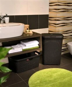 Curver Style Wasmand - 45L - Bruin -Huishoudelijke Schoonmaak 999x1200